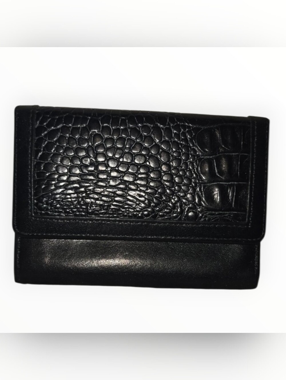 Brahmin Black Kisslock Wallet